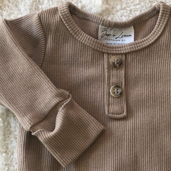 Jax & Lennon brown long sleeved body suit - Picture 2 of 2